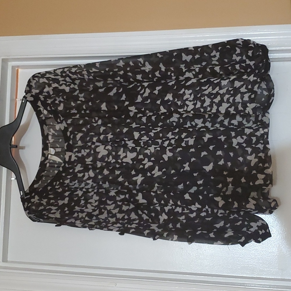 Lauren Conrad butterfly blouse